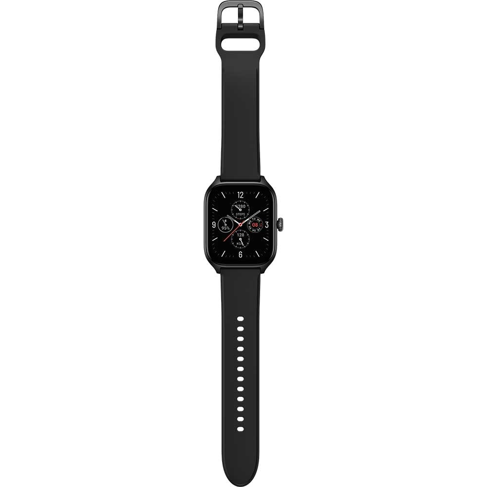 Smartwatch AMAZFIT GTS 4, GPS, Wi-Fi, Android/iOS, Infinite Black (Fluoroelastomer strap)