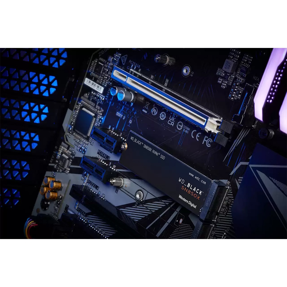 Solid-State Drive (SSD) WD Black SN850X, 1TB, PCI Express 4.0 x4, M.2, WDS100T2X0E