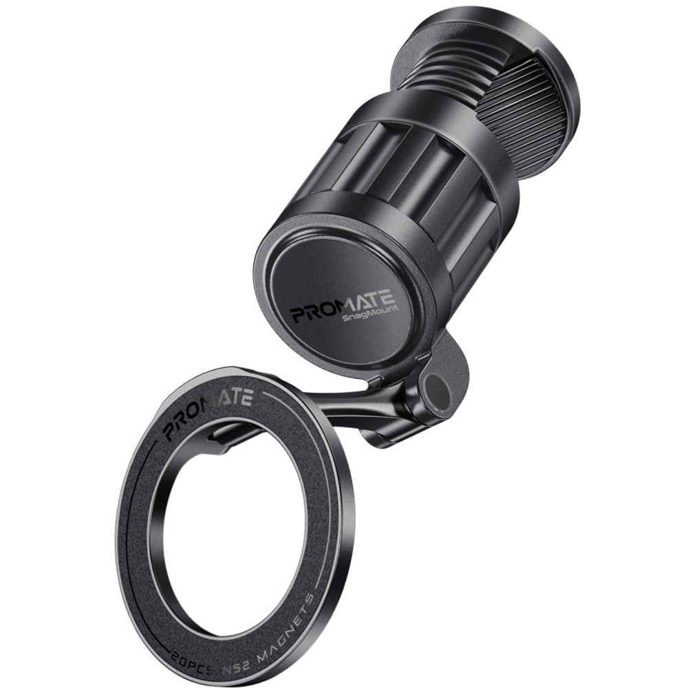 Suport auto pentru telefon PROMATE Snagmount, negru