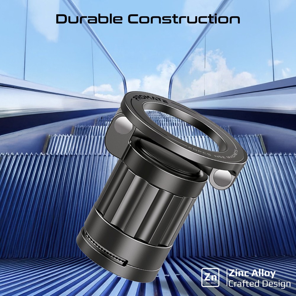 Suport auto pentru telefon PROMATE Snagmount, negru