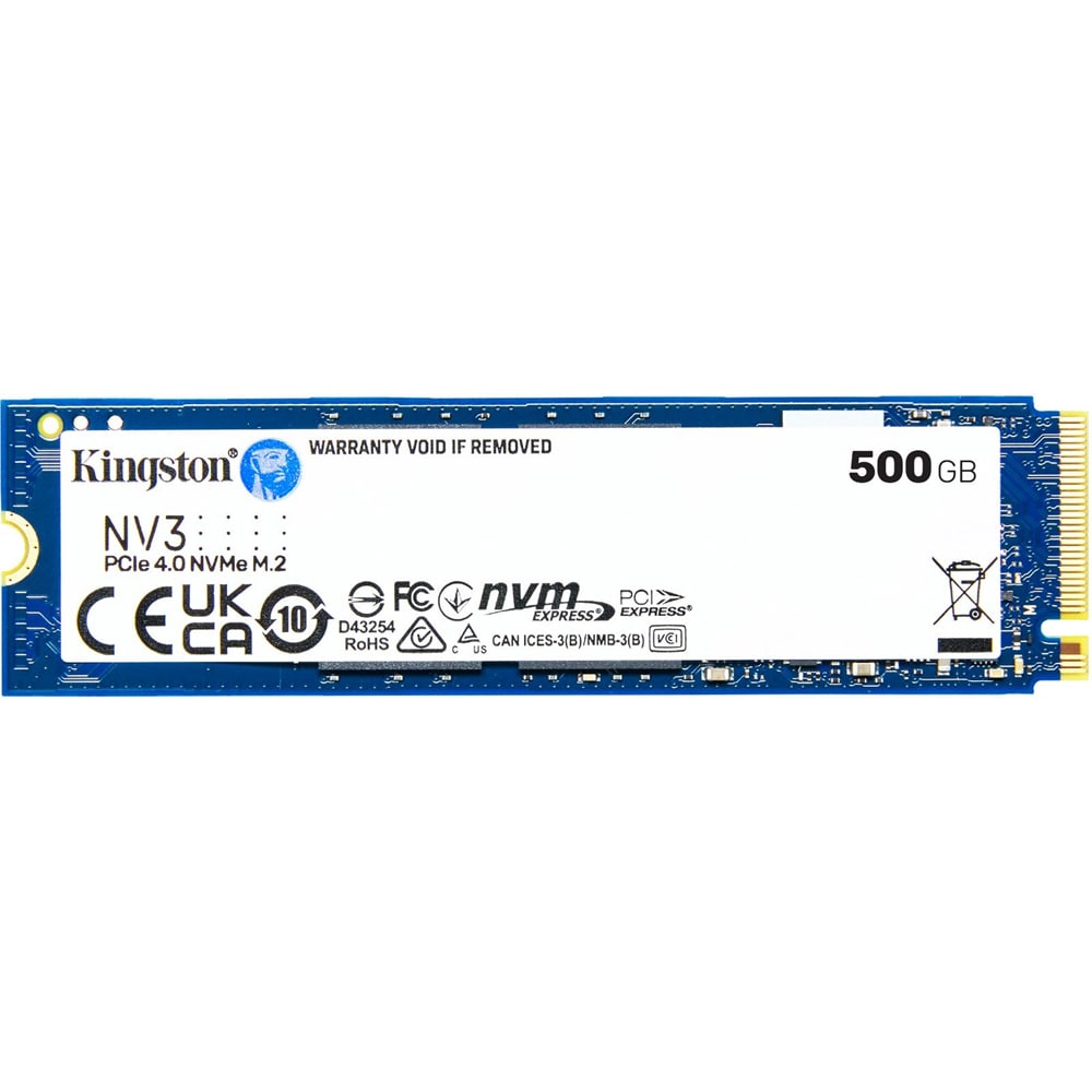 Solid-State Drive (SSD) KINGSTON NV3, 500GB, PCI-Express 4.0 x4, M.2, SNV3S/500G