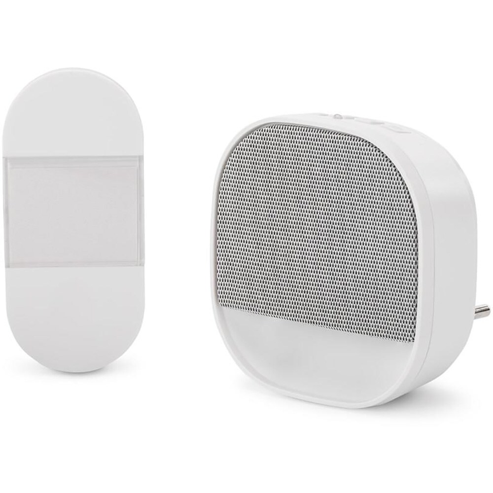 Sonerie wireless ENTAC, 150m, IP44, alb