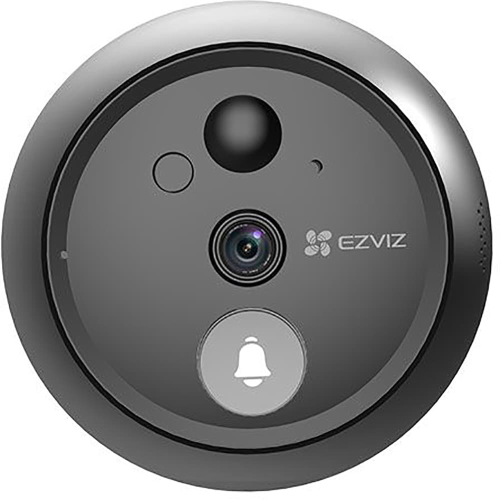 Sonerie video wireless EZVIZ HP4, 2MP, 1080p, IR 3 metri, baterie de 4600 mAh, ecran color de 4,3", unghi larg de 155, negru