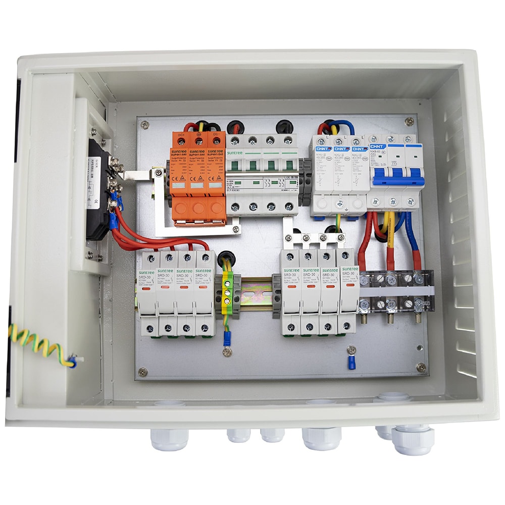 Tablou de protectie sistem fotovoltaic PNI CBT-3, trifazic, uz rezidential