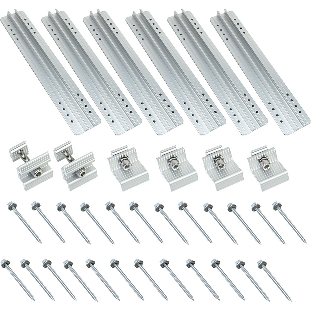 Kit montaj panouri fotovoltaice PNI Green House S02, 2 panouri, acoperis din tabla, uz rezidential