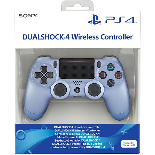 Controller Wireless SONY PlayStation DualShock 4 V2, Titan Blue