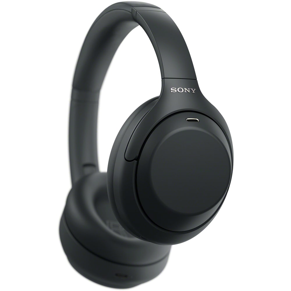 Casti SONY WH-1000XM4CB, Bluetooth, Over-ear, Microfon, Noise Cancelling, negru