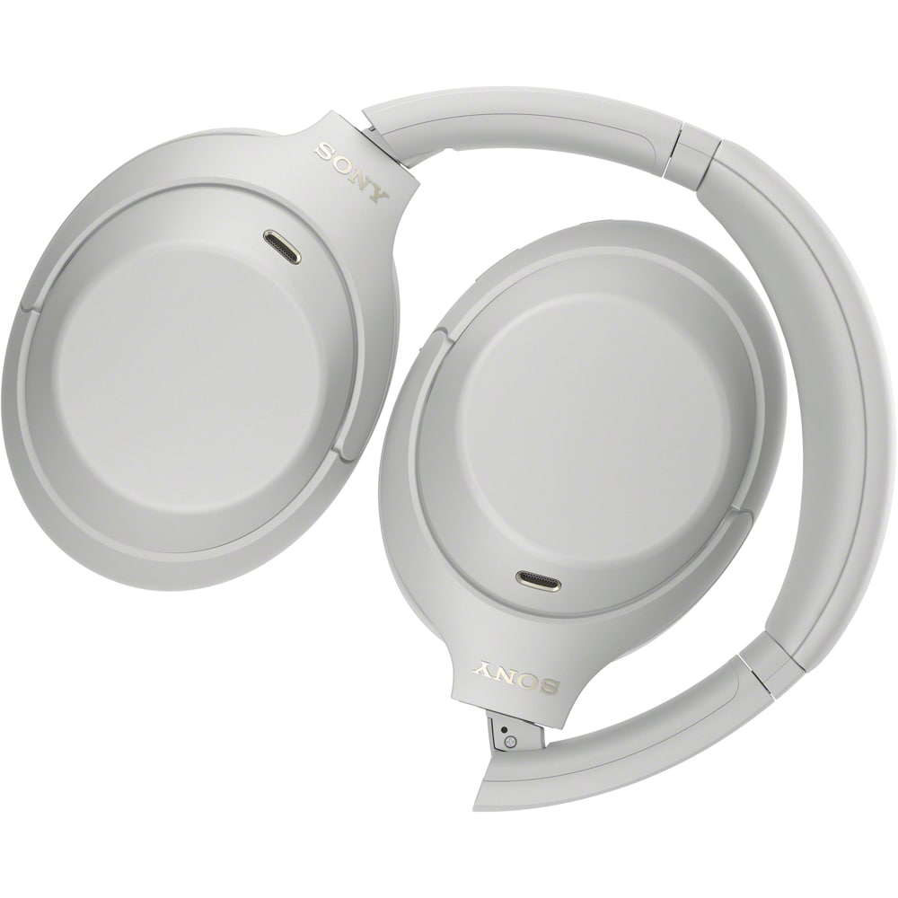 Casti SONY WH-1000XM4CS, Bluetooth, Over-ear, Microfon, Noise Cancelling, argintiu