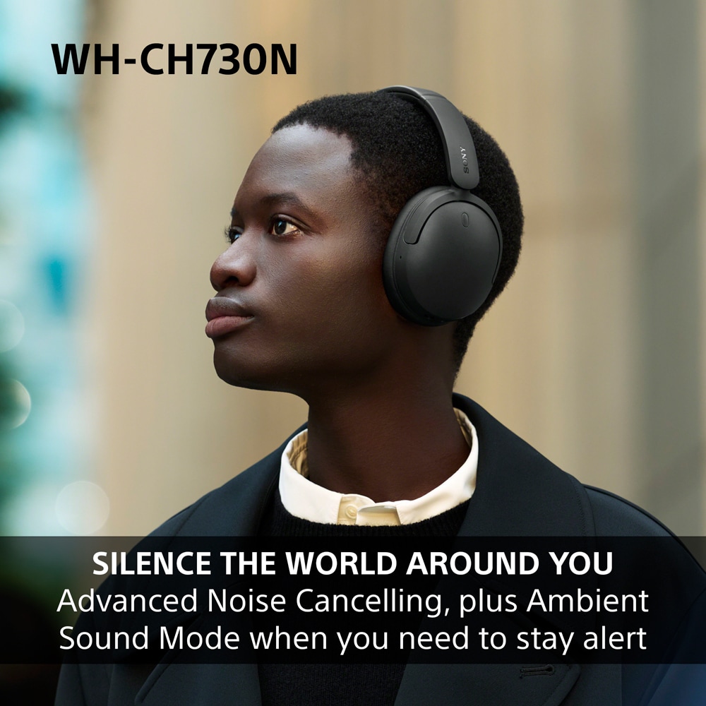 Casti SONY WH-CH730NP, Bluetooth, Over-Ear, Microfon, Noise Cancelling, roz