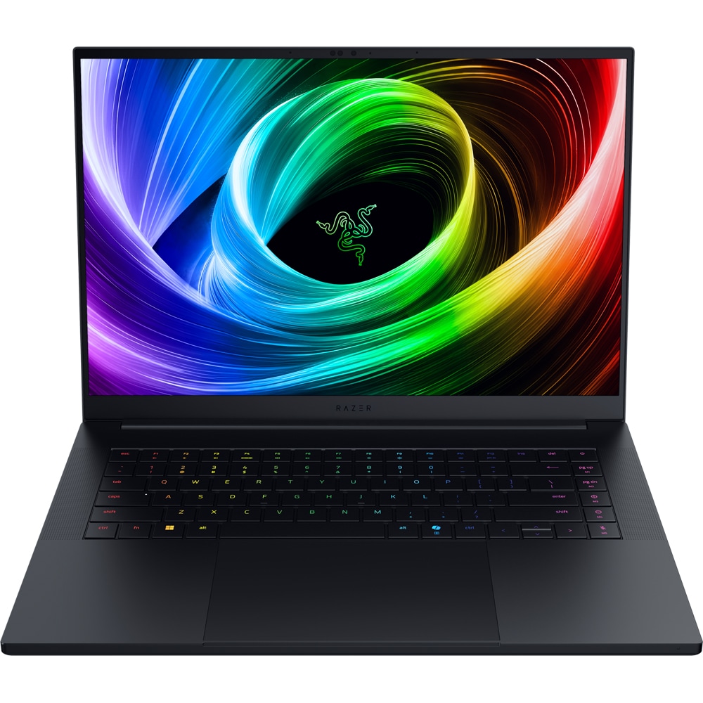 Laptop gaming RAZER Blade 16, AMD Ryzen AI 9 365 pana la 5GHz, 16" QHD+, 32GB, SSD 1TB, NVIDIA GeForce RTX 5070 8GB, Windows 11 Home, negru