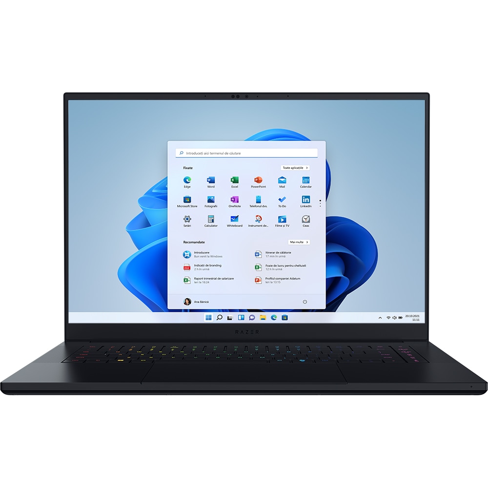 Laptop gaming RAZER Blade 16, AMD Ryzen AI 9 365 pana la 5GHz, 16" QHD+, 32GB, SSD 1TB, NVIDIA GeForce RTX 5070 8GB, Windows 11 Home, negru