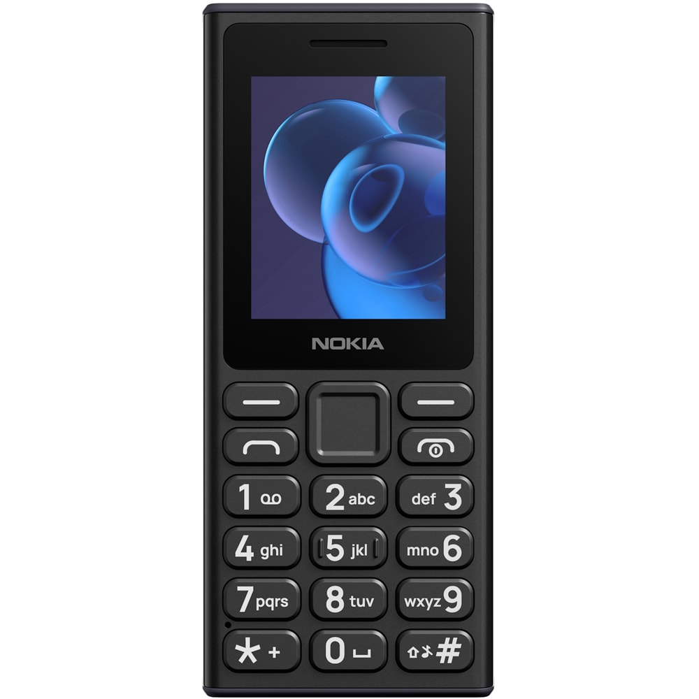 Telefon NOKIA 110 (2024), 4MB RAM, 2G, Dual SIM, negru