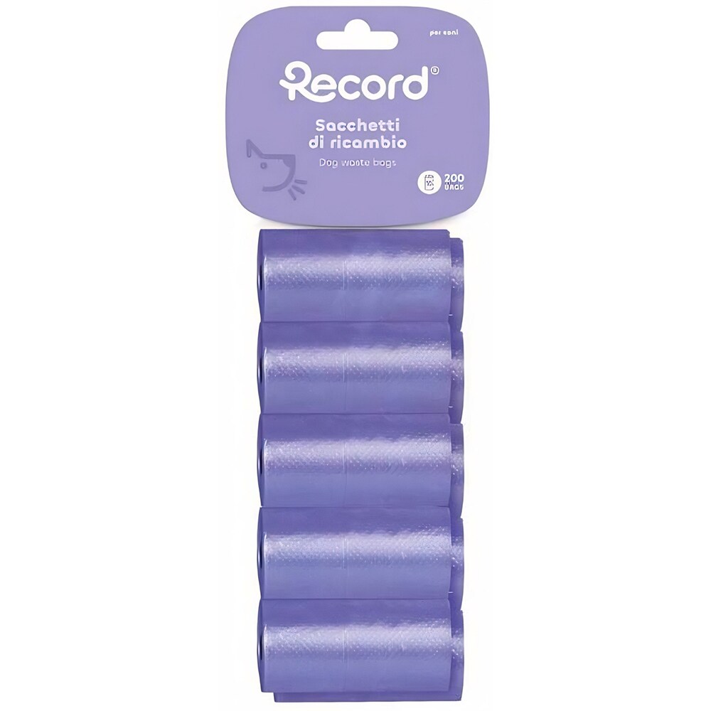 Pungi igienice pentru caini RECORD, 10 role/20 bucati