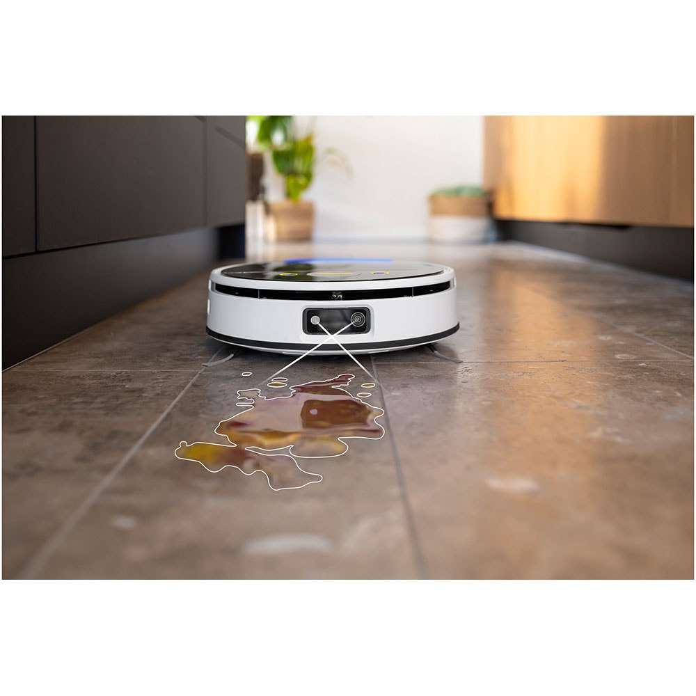 Aspirator robot KARCHER RVF 7 1.269-680.0, 0.25l, 14.4V, autonomie max 150 min, Wi-Fi, Navigare Lidar, negru-alb