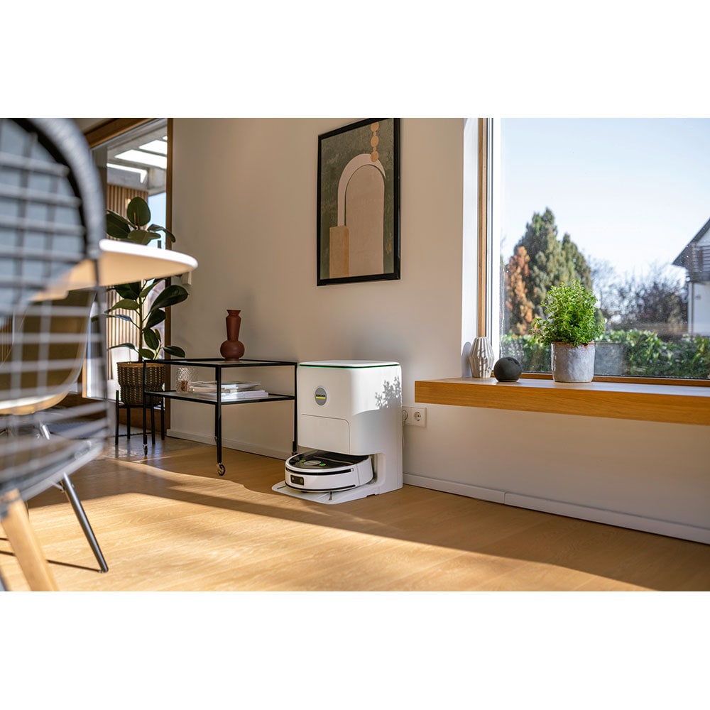 Aspirator robot KARCHER RVF 7 Comfort 1.269-690.0, 0.25l, 14.4V, autonomie max 150 min, Wi-Fi, Navigare Lidar, negru-alb