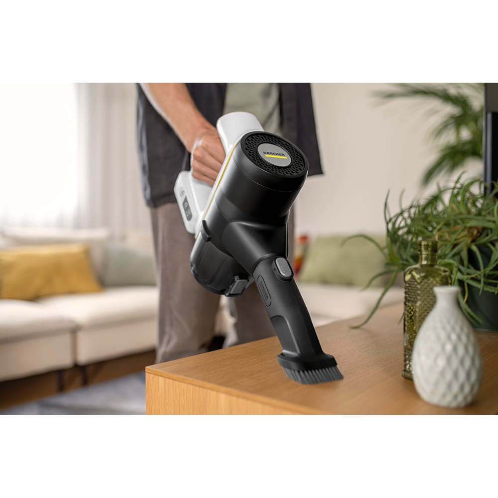 Aspirator vertical KARCHER Infinity Complete VCS 5-28 1.349-250.0, 0.75l, 28V, autonomie max 60 min, alb-negru