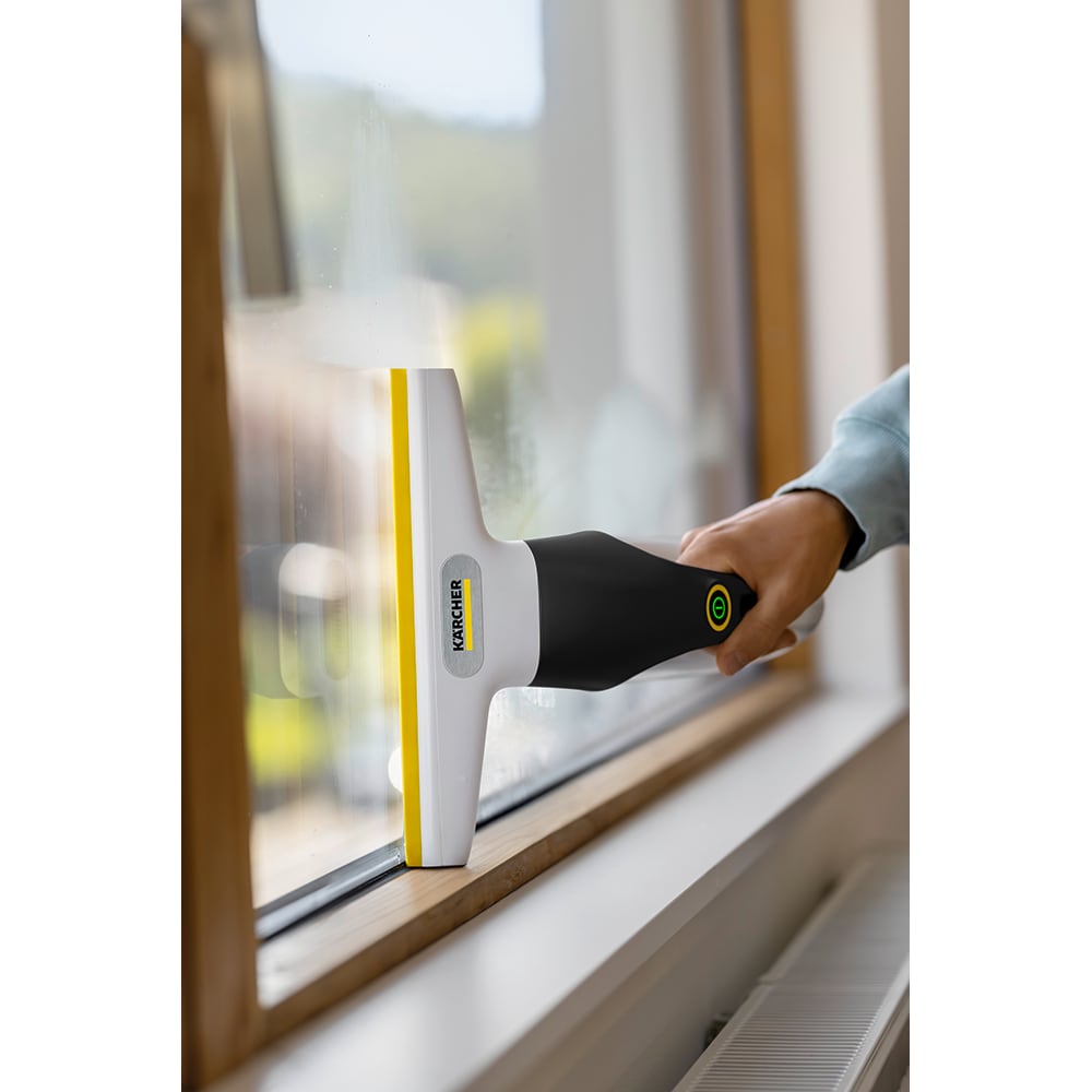 Aspirator geamuri KARCHER Comfort Precision WV 3 1.633-691.0, 0.2l, autonomie max 35 min, alb-negru
