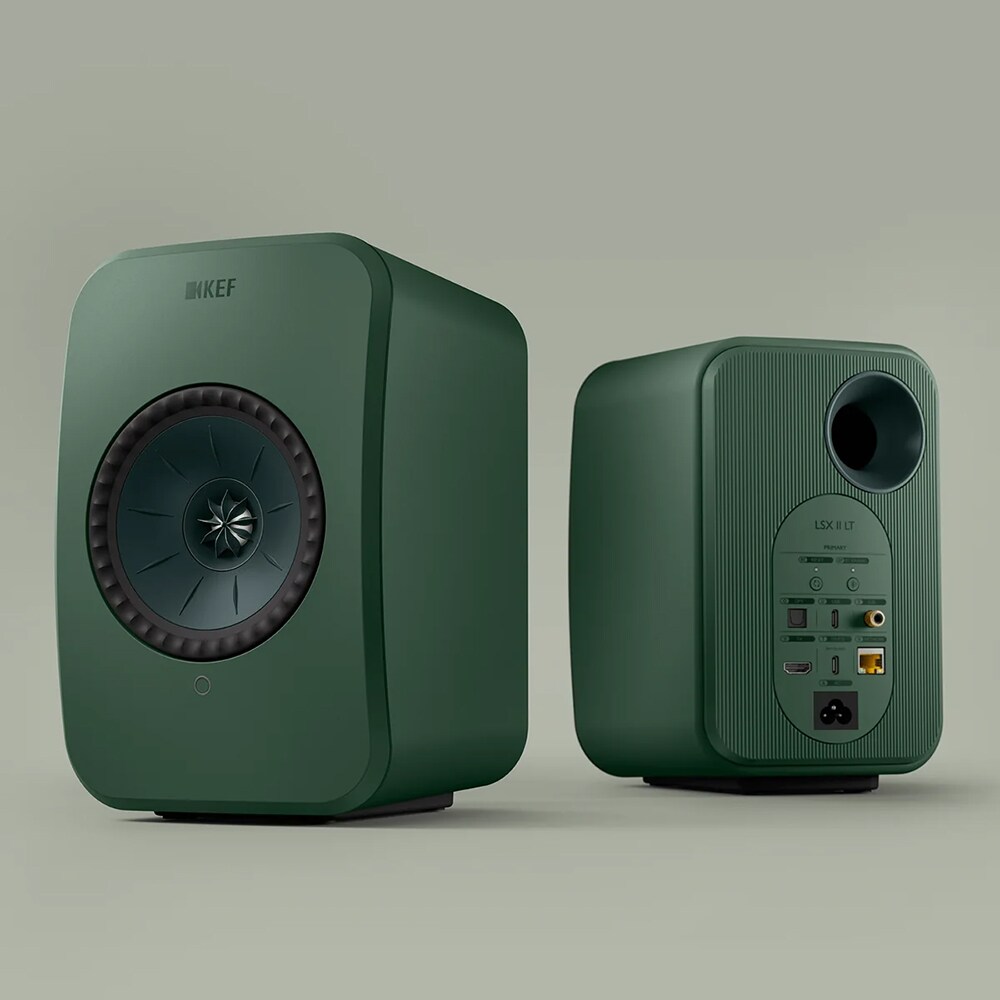 Sistem boxe active KEF LSX II LT, Wi-Fi, Bluetooth, HDMI, Sage Green