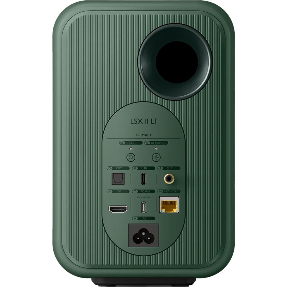Sistem boxe active KEF LSX II LT, Wi-Fi, Bluetooth, HDMI, Sage Green