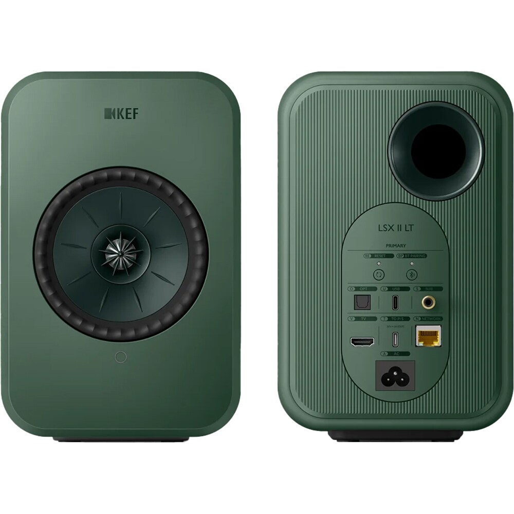 Sistem boxe active KEF LSX II LT, Wi-Fi, Bluetooth, HDMI, Sage Green