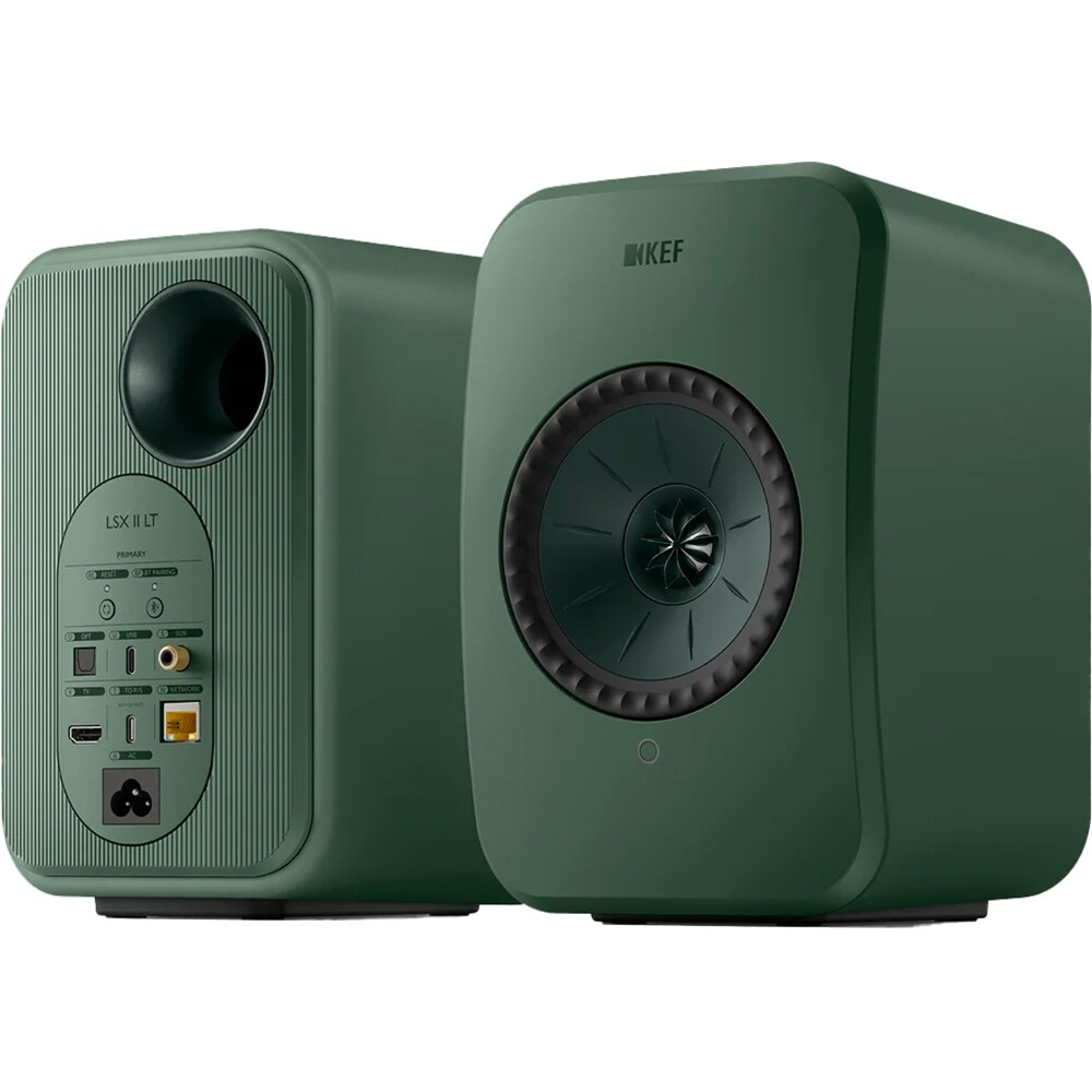 Sistem boxe active KEF LSX II LT, Wi-Fi, Bluetooth, HDMI, Sage Green