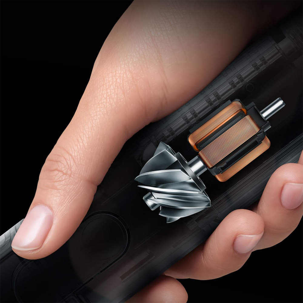 Aspirator vertical DYSON PencilVac Fluffycones 49268901, 0.08l. 14.68V, autonomie max 30 min, Hyperdymium, negru