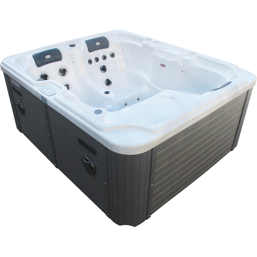 Jacuzzi exterior SANOTECHNIK Oasis, 280 x 175 x 90 cm, 3 persoane, alb