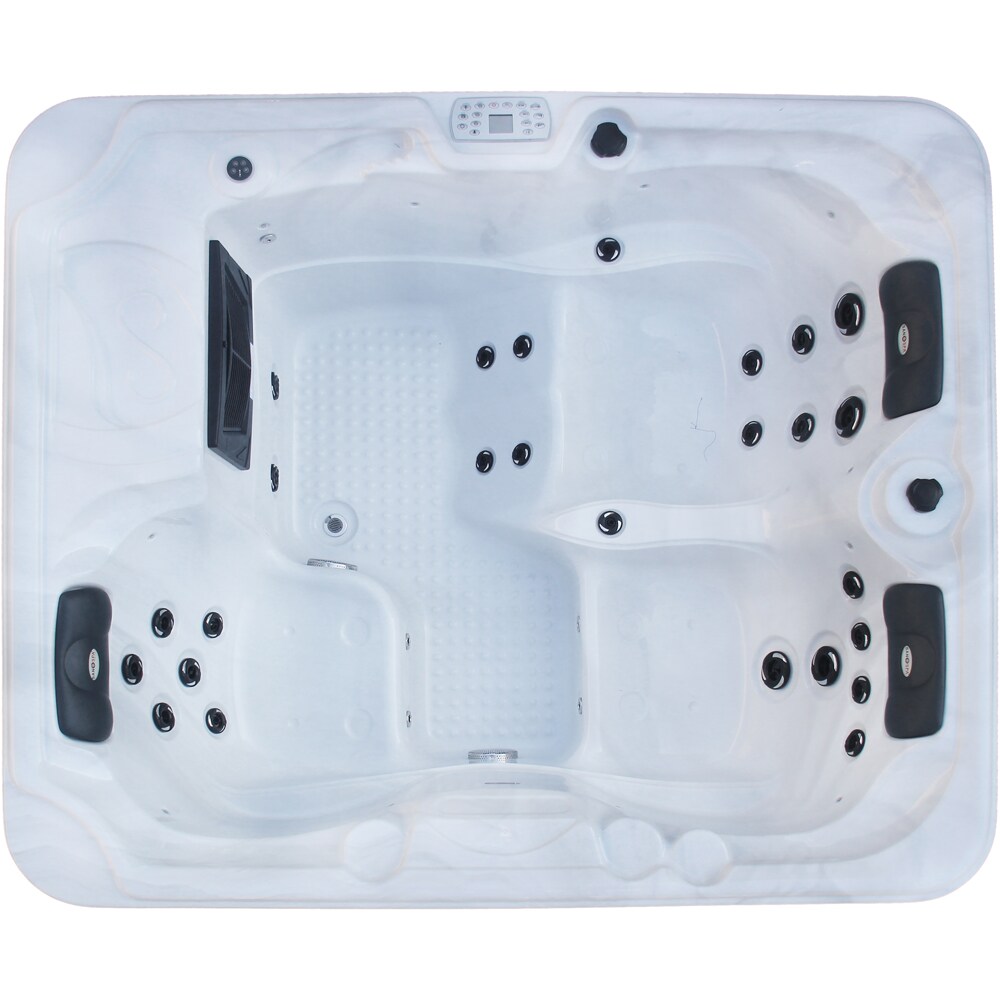 Jacuzzi exterior SANOTECHNIK Oasis, 280 x 175 x 90 cm, 3 persoane, alb