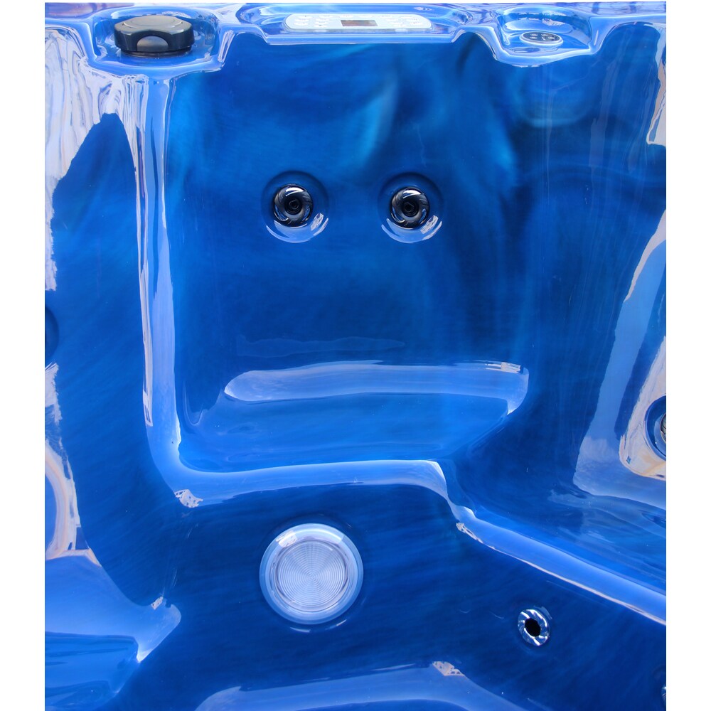 Jacuzzi exterior SANOTECHNIK Palma, 190 x 190 x 86 cm, 5 persoane, albastru