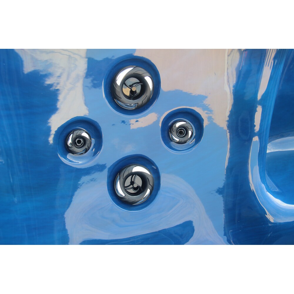 Jacuzzi exterior SANOTECHNIK Palma, 190 x 190 x 86 cm, 5 persoane, albastru