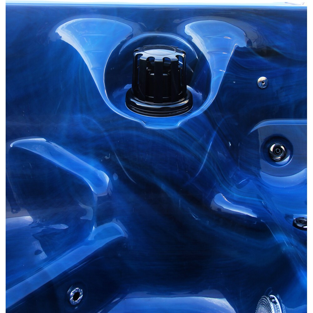 Jacuzzi exterior SANOTECHNIK Palma, 190 x 190 x 86 cm, 5 persoane, albastru