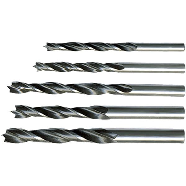 Set burghie pentru lemn SPARTA 702105, 4-5-6-8-10 mm, coada cilindrica, 5 piese