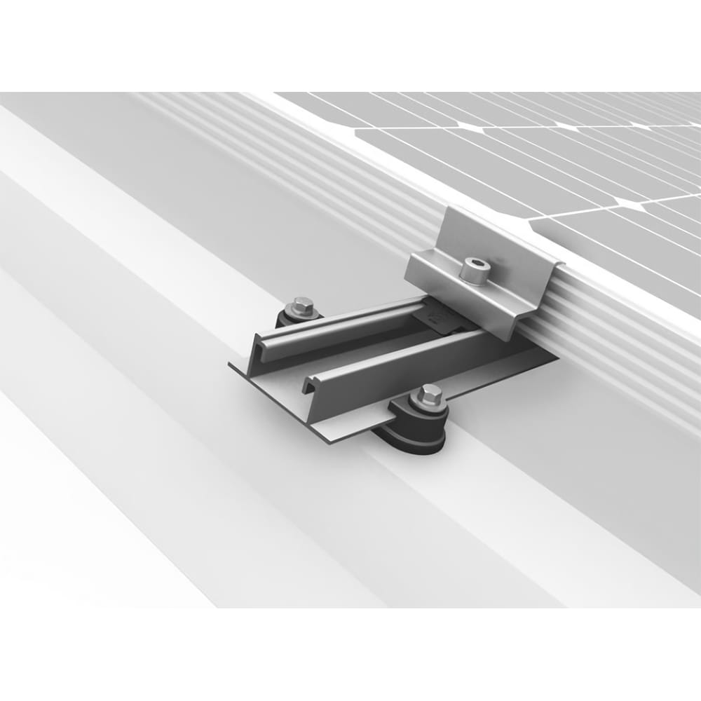 Kit montaj panouri fotovoltaice MCI Speed-Rail, 6 panouri in linie, uz industrial