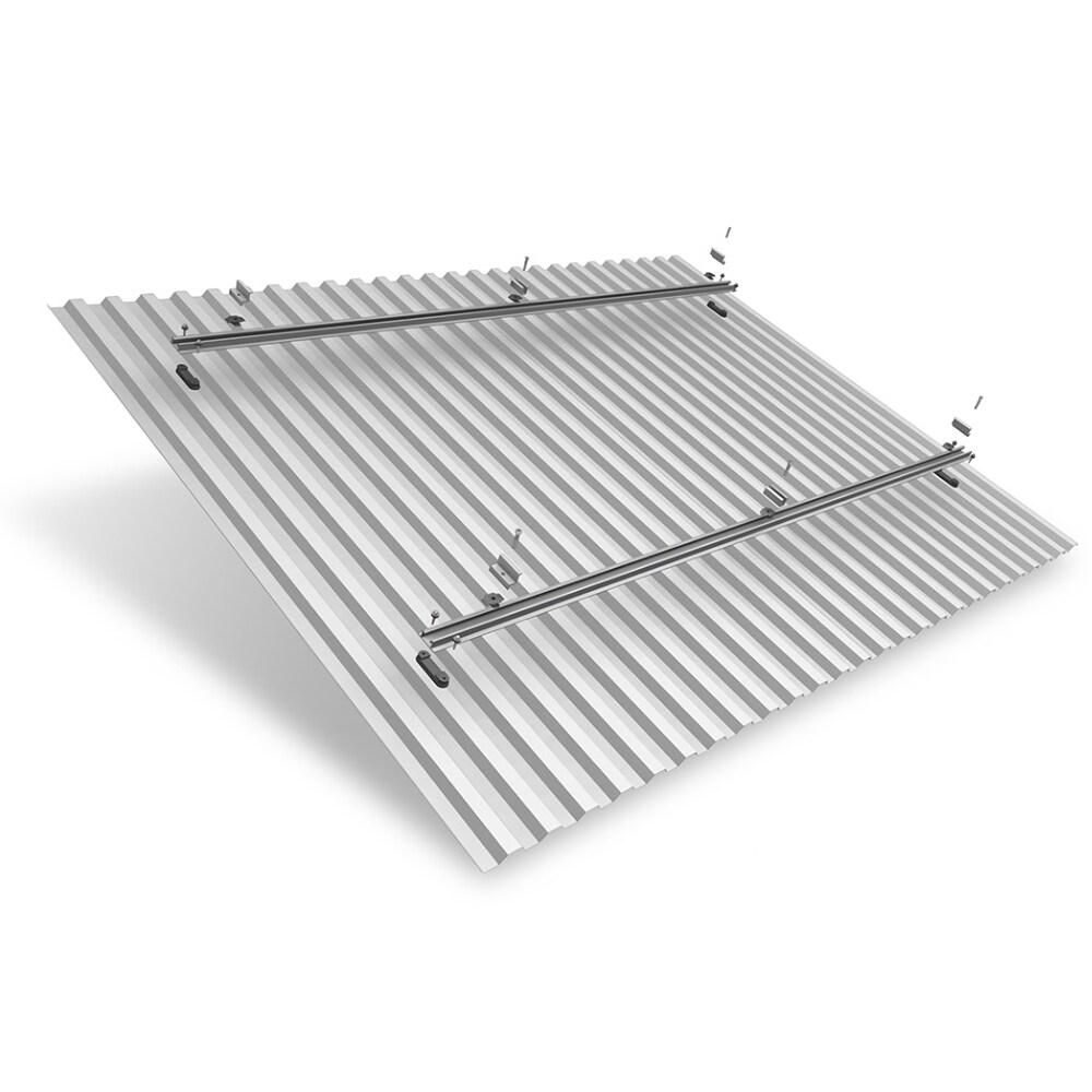 Kit montaj panouri fotovoltaice MCI Speed-Rail, 6 panouri in linie, uz industrial