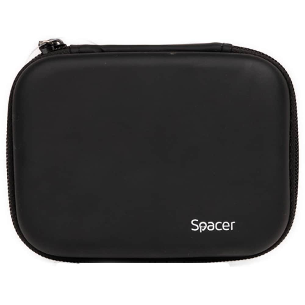 Husa hard disk extern SPACER, negru
