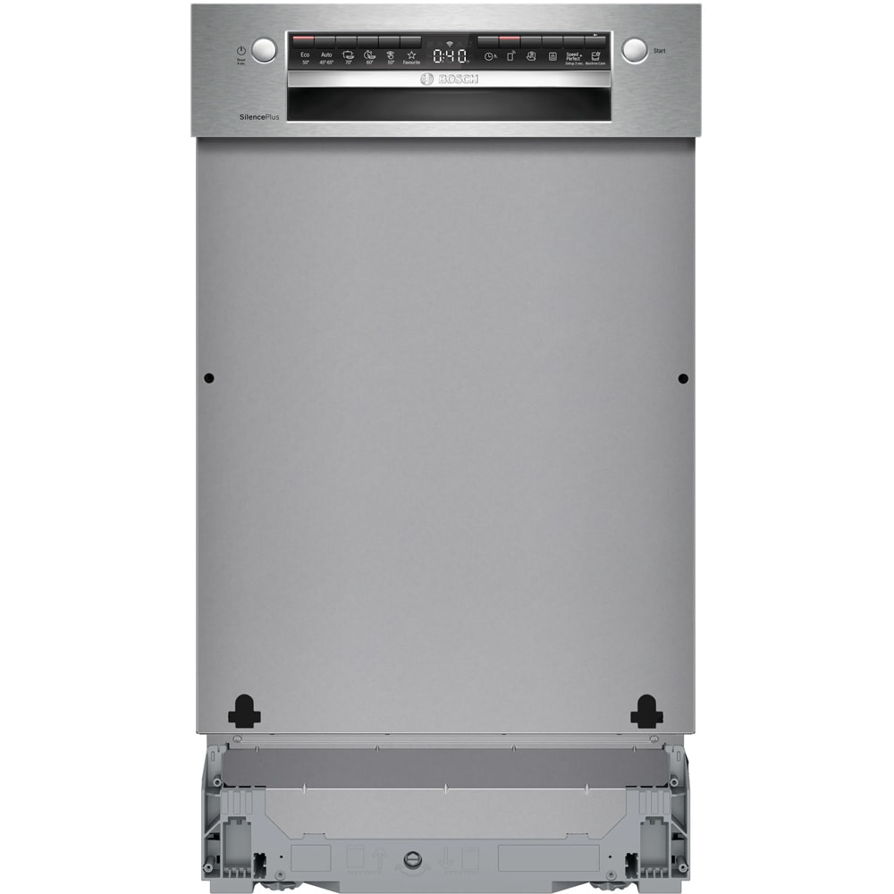 Masina de spalat vase semi-incorporabila BOSCH SPI4EMS17E, 10 seturi, 6 programe, 45 cm, Clasa B, inox