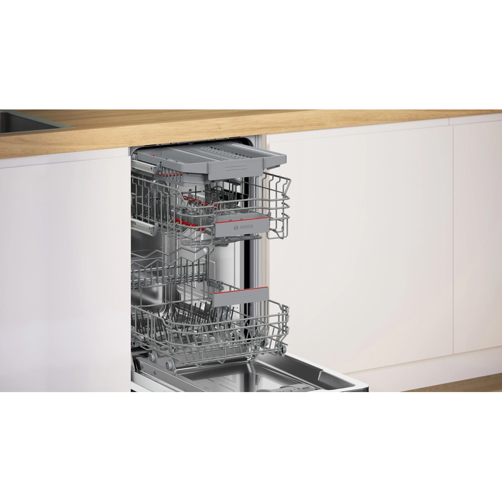 Masina de spalat vase semi-incorporabila BOSCH SPI4EMS17E, 10 seturi, 6 programe, 45 cm, Clasa B, inox