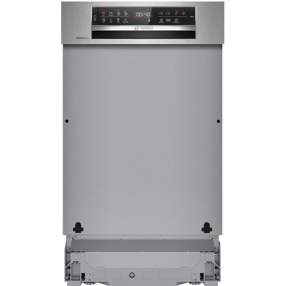 Masina de spalat vase semi-incorporabila BOSCH SPI6EMS21E, 10 seturi, 8 programe, 45 cm, Clasa B, inox