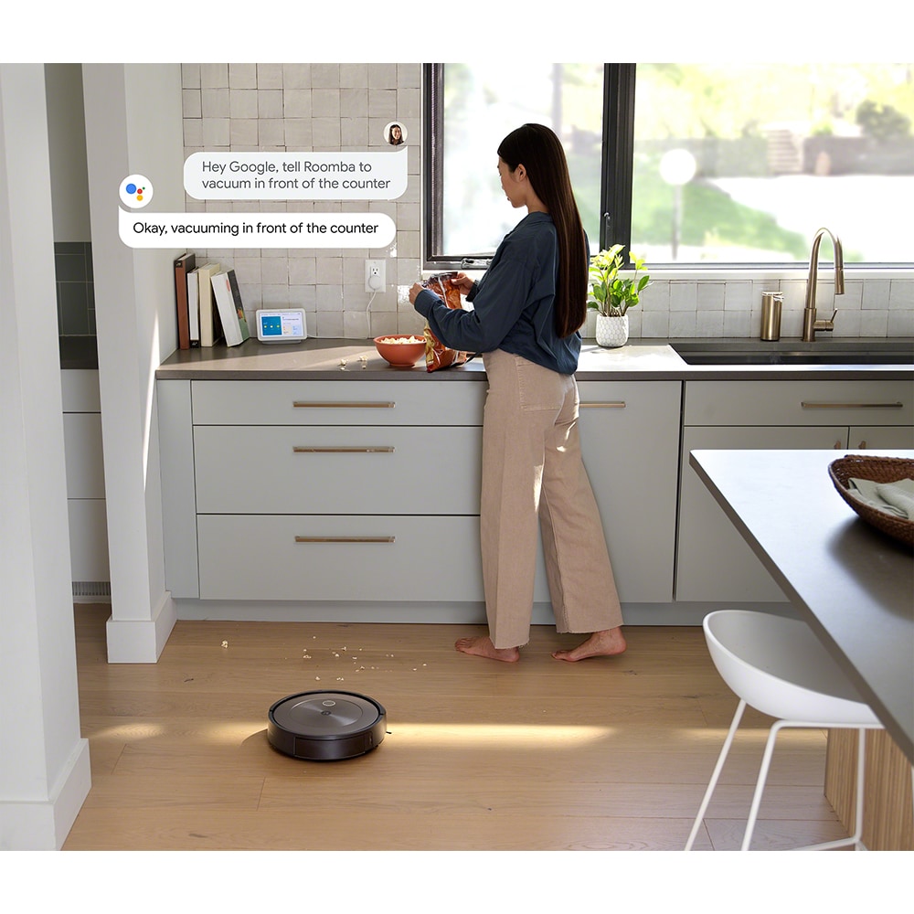 Aspirator robot IROBOT Roomba j9+, 0.4l, autonomie max 180 min, gri antracit-negru