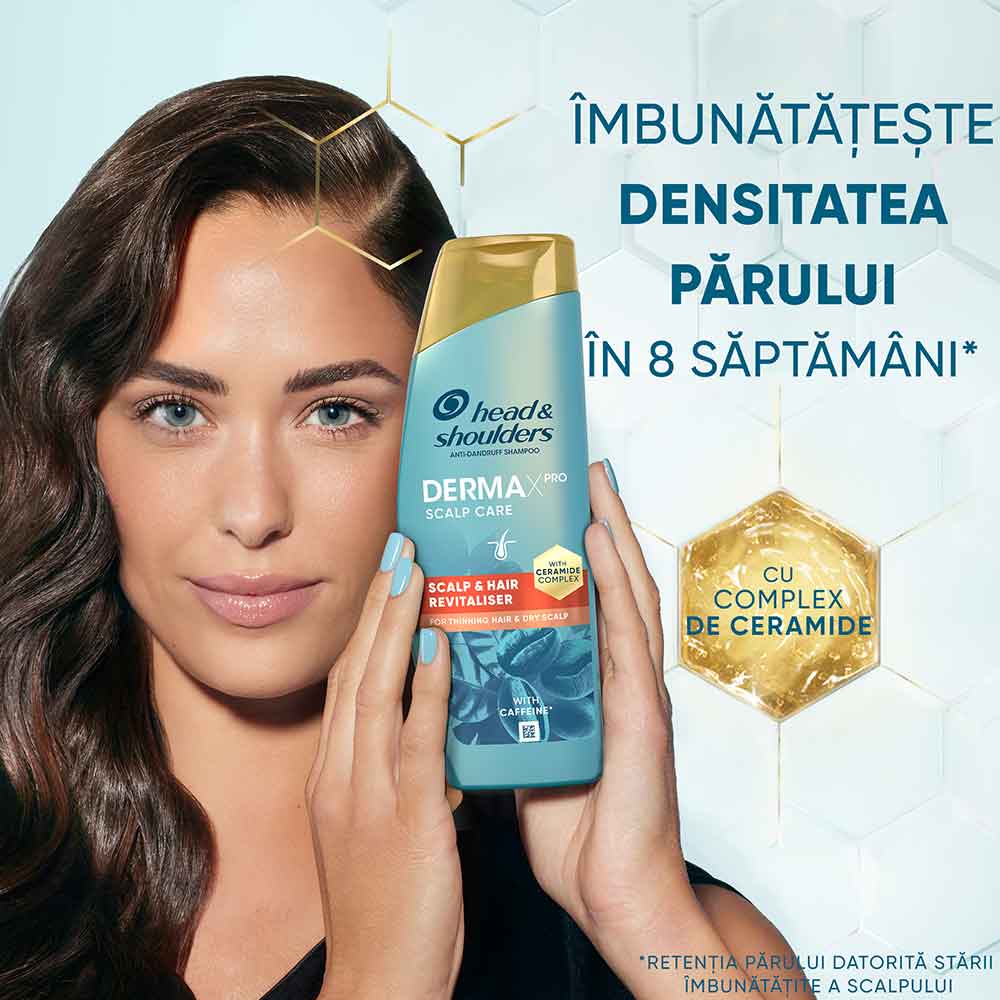 Sampon HEAD&SHOULDERS Derma X Pro Revitalizare, 300ml