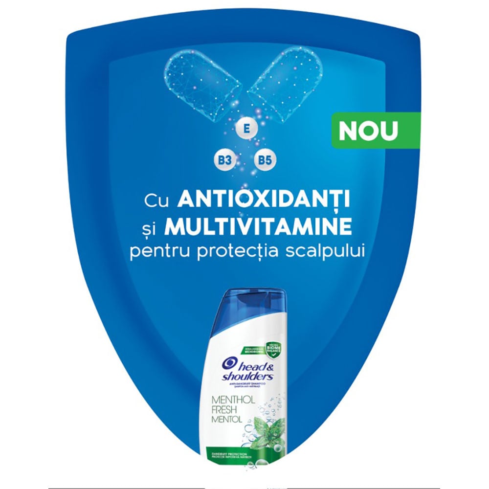 Set HEAD & SHOULDERS Menthol: Sampon, 675ml + Sampon, 225ml