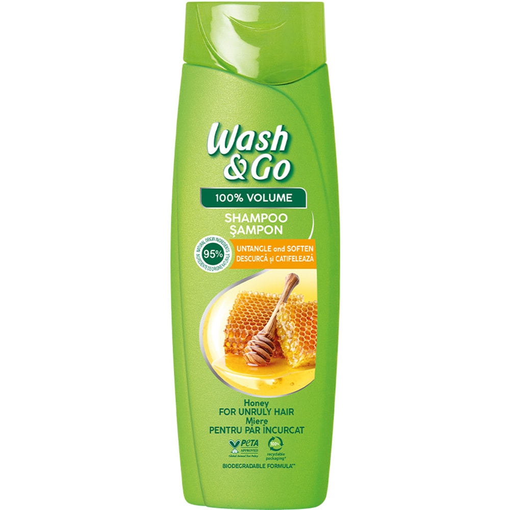 Sampon WASH&GO Honey, 360ml