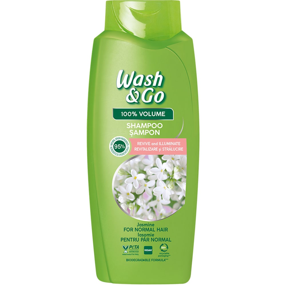 Sampon WASH&GO Jasmine, 675ml