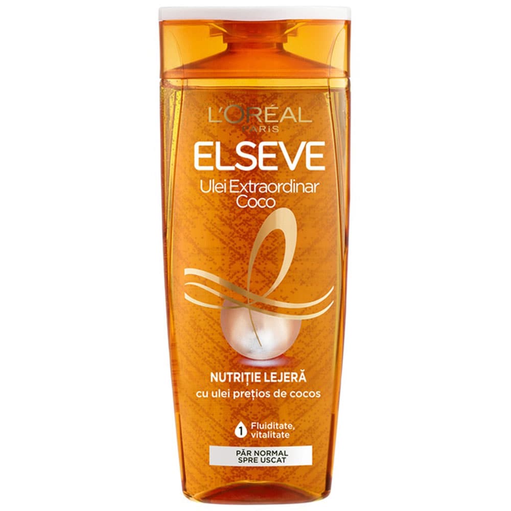 Sampon ELSEVE Ulei Extraordinar ulei pretios de Cocos, 400ml