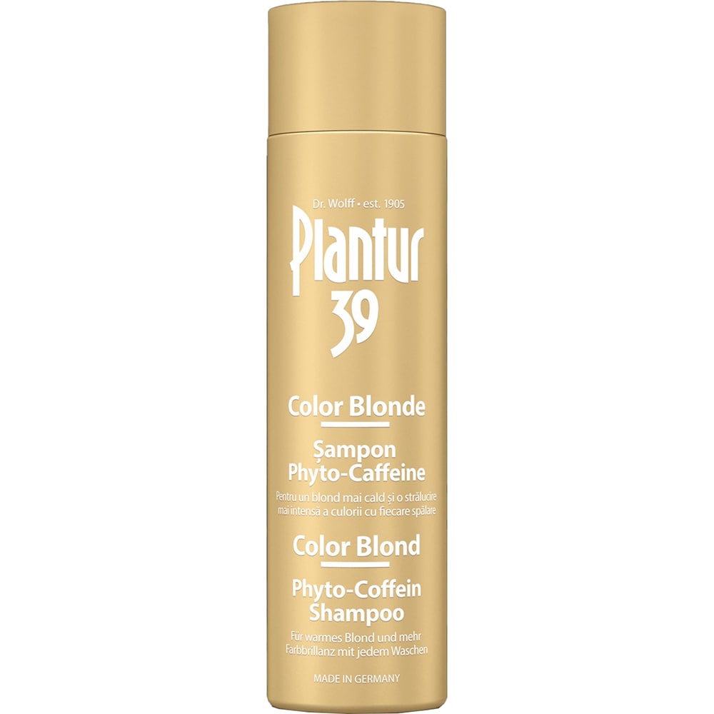 Sampon nuantator pentru par blond PLANTUR39 Phyto-Caffeine, 250ml