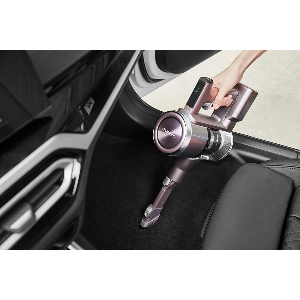 Aspirator vertical EUREKA AK10 PRO, 0.65l, 29.6V, autonomie max 60min, iluminare LED, mov-argintiu