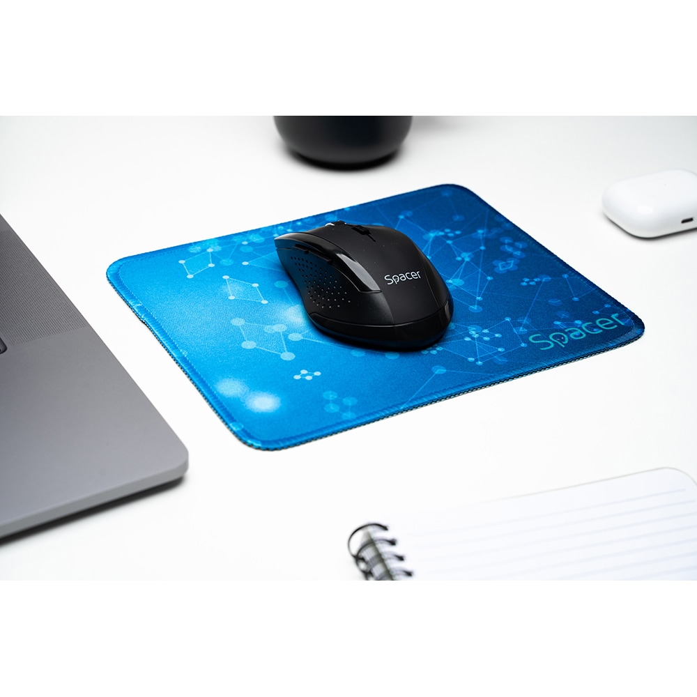 Mouse Pad Gaming SPACER SP-PAD-PICT, albastru