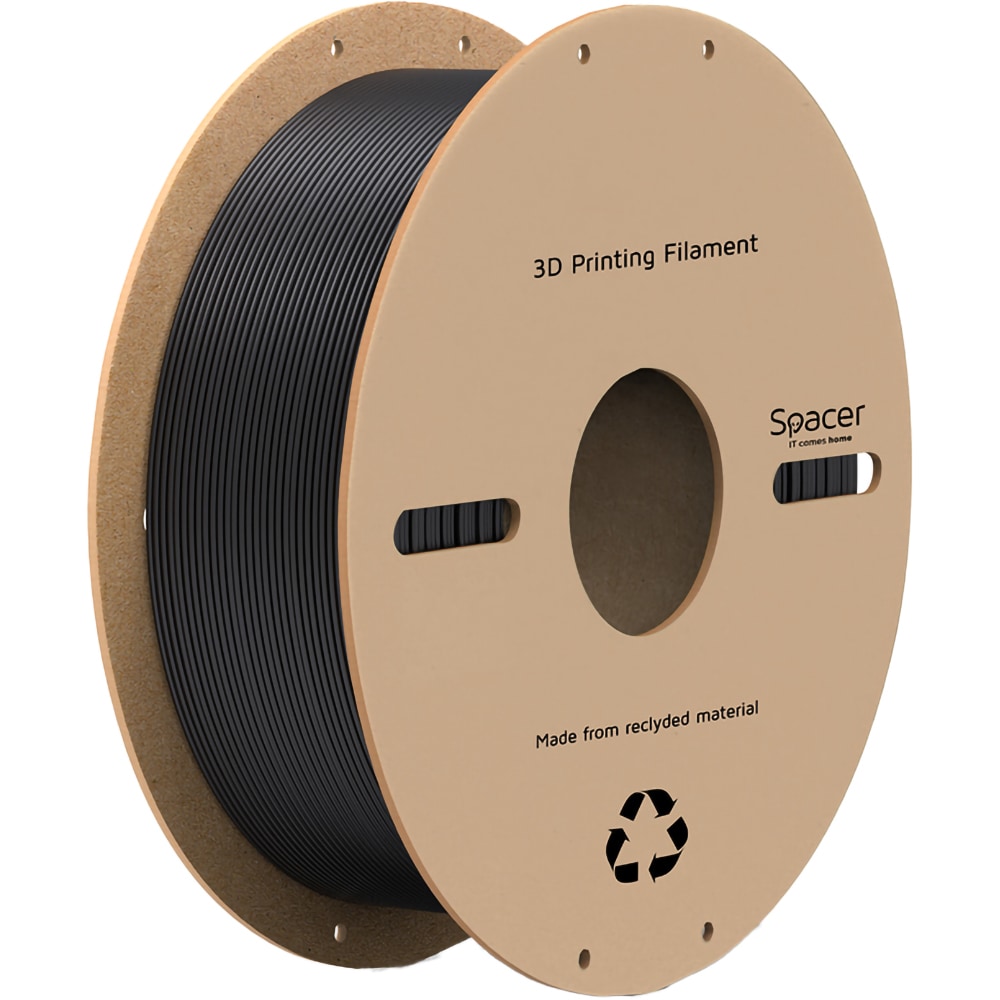 Filament printare 3D SPACER, PLA, 1.75 mm, 1 kg, negru