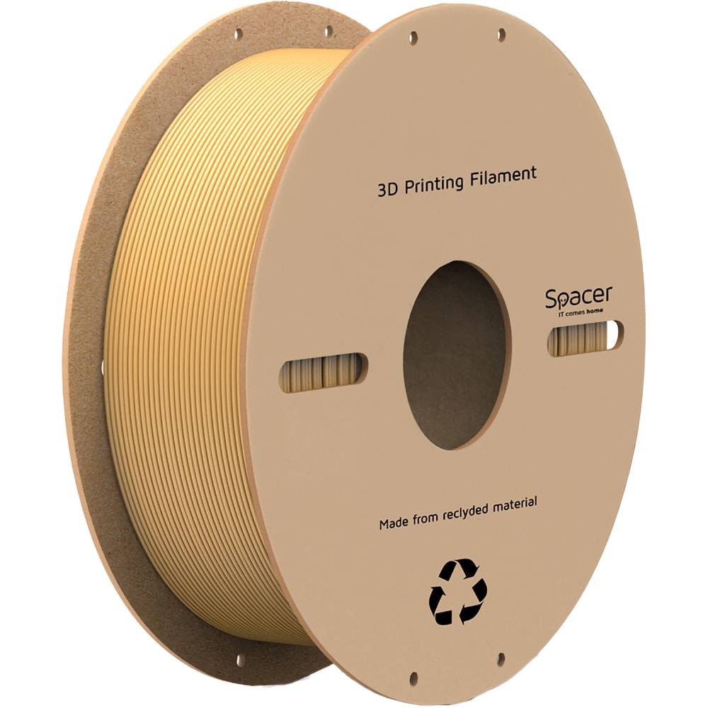Filament printare 3D SPACER, PLA, 1.75 mm, 1 kg, auriu