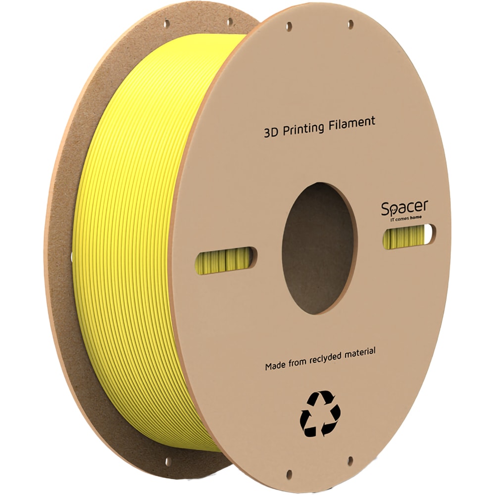 Filament printare 3D SPACER, PLA, 1.75 mm, 1 kg, galben